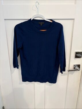 J. Crew Navy Crew Neck Sweater